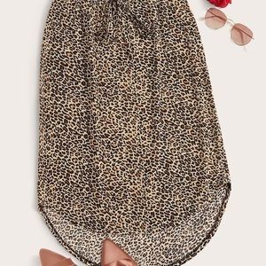 Leopard Print Skirt
